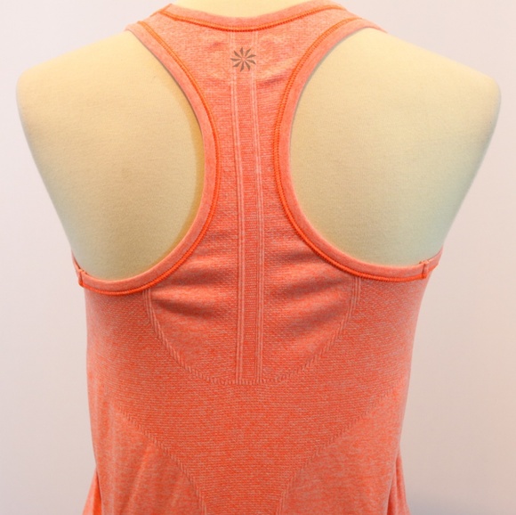 Athleta Ruched Athletic Workout Racerback Tank Top - Picture 2 of 7